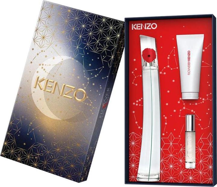Produktbild Kenzo Set Flower By Edp 100ml + Body Milk 75ml + Edp 10ml (Parfum set)