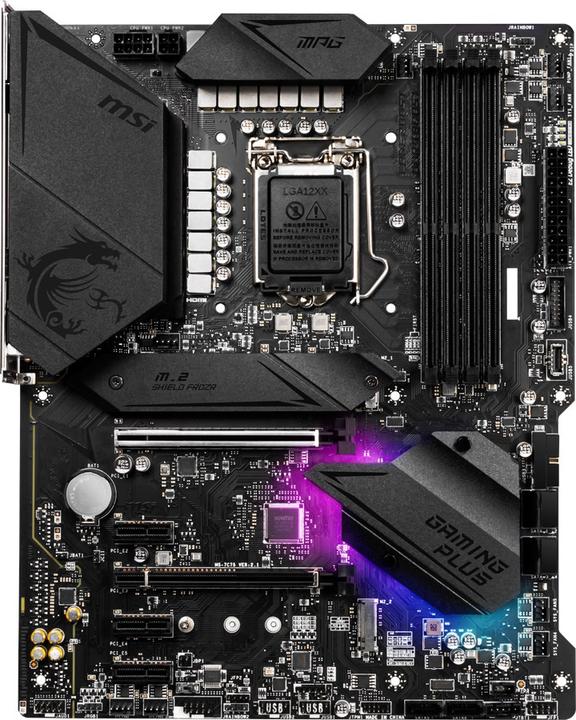 Actual product image MSI MPG Z490 Gaming Plus (LGA 1200, Intel Z490, ATX)