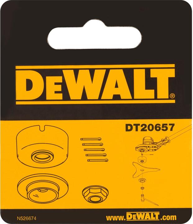 Immagine prodotto DeWalt Adattatore di lama di ricambio per il tagliabordi a batteria DCM571 (Pioniere delle erbacce, Lame per tosaerba + lame di ricambio per macchine da giardino)