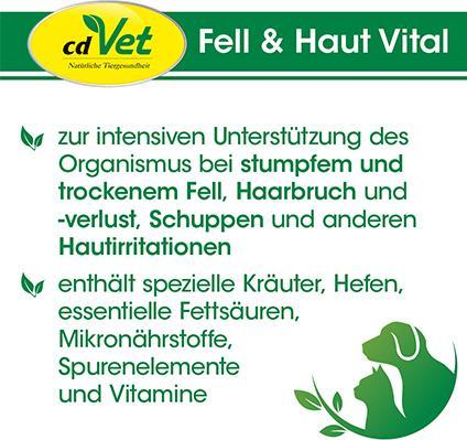 Produktbild cdVet Fell & Haut Vital Hund & Katze