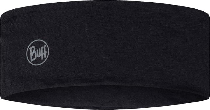 Buff Leichtes Merino-Stirnband in Schwarz