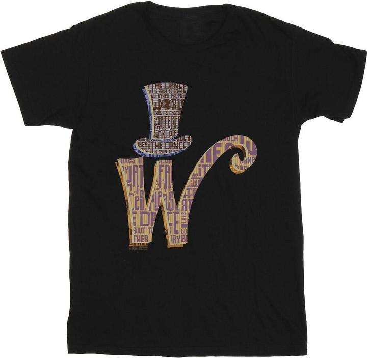 Immagine prodotto Willy Wonka & the Chocolate Factory W Logo Hat Maglietta Uomo (XXL)