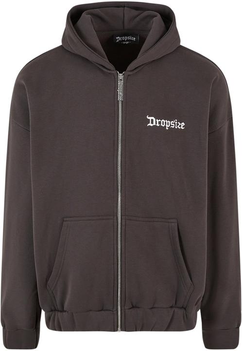 Dropsize Super Heavy Oversize Blank Zip Hoodie - 124675