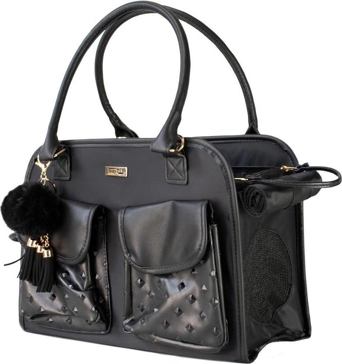 Produktbild InnoPet Tiertransport-Tasche Jaguar, Schwarz, 27 x 37 x 17 cm (Hund, Atmungsaktiv)