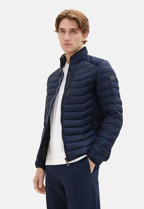 Immagine prodotto Tom Tailor Giacca Giacca trapuntata con collo alto e tasche con zip (M)