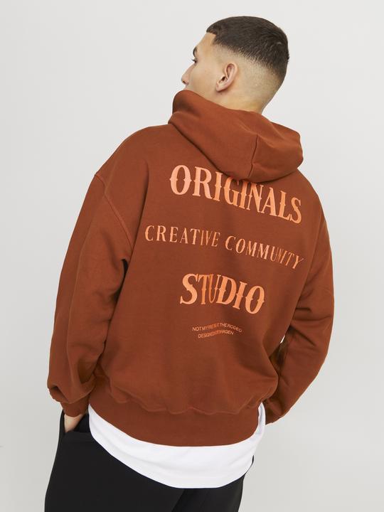 Actual product image Jack & Jones Joraustin Font Sweat Hood Styd Aw24 (XL)