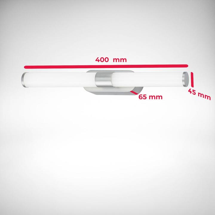 Produktbild B.K.Licht LED-Badezimmerleuchte, chrom-matt, 1xLED/7W