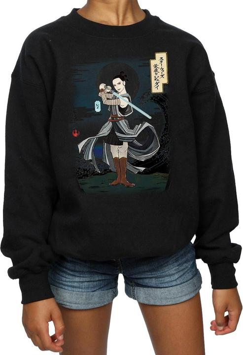 Produktbild Star Wars The Last Jedi Japanese Rey Sweatshirt Mädchen (116)