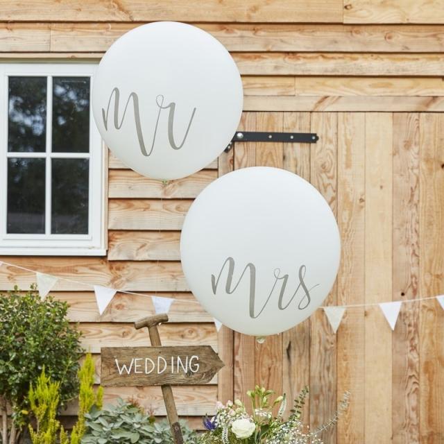 Produktbild Ginger Ray Grosse Ballon MR&MRS