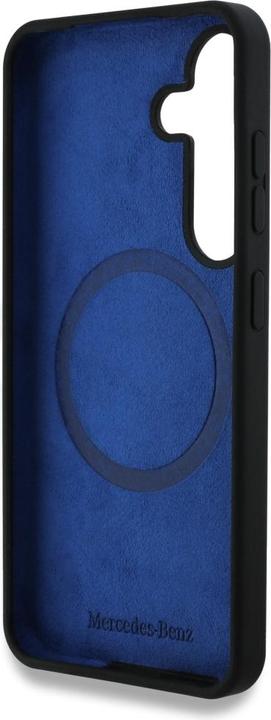 Produktbild Mercedes Silicone Contrasted Curves MagSafe Case for Samsung Galaxy S25 - Black (Samsung Galaxy S25)