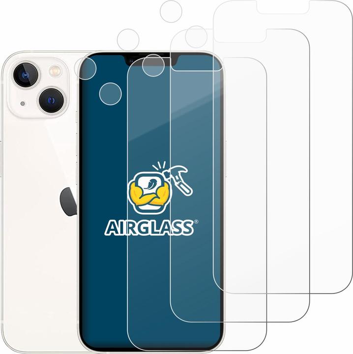 Produktbild BROTECT Schutzglas Schutzfolie Glas Folie Displayschutz klar (6 Stück, Apple iPhone 13)