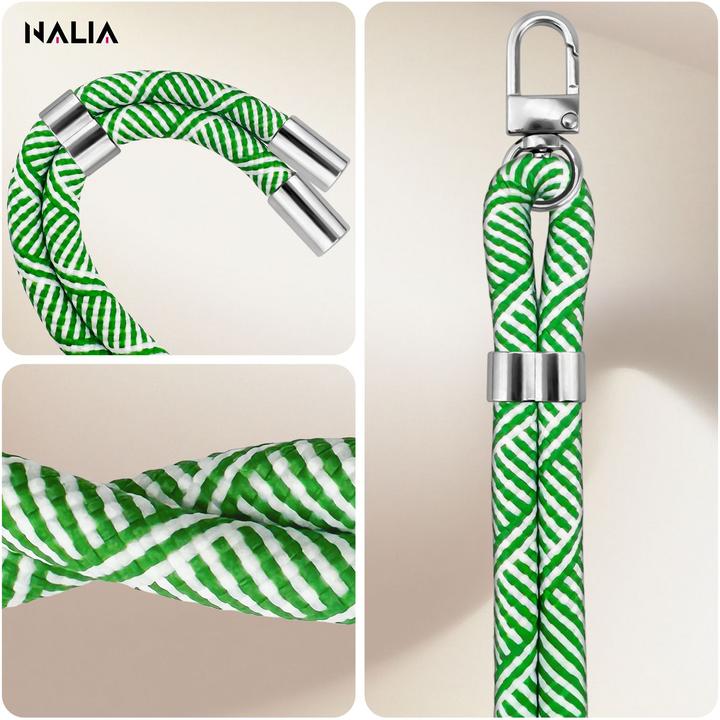 Image du produit Nalia HoldMe Lanyard Handykette – Universal Trageband für Smartphones - Verstellbar, Soft & Elastisch