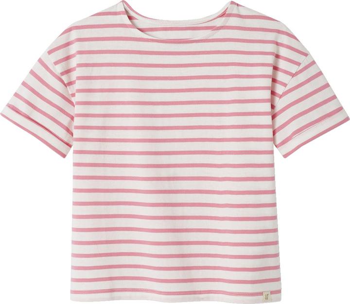 Vertbaudet Geringeltes Mädchen T-Shirt mit Recycling-Baumwolle