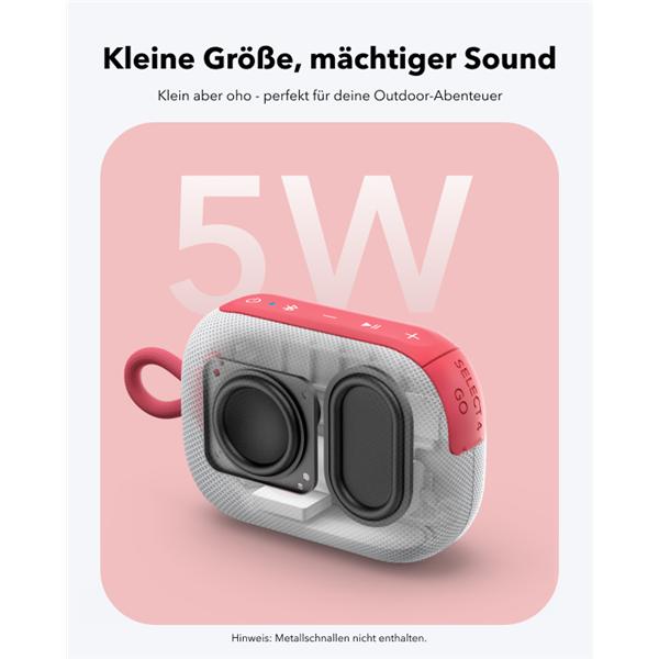 Produktbild Anker Soundcore Select 4 Go v2 red (18 h, Stromversorgung über USB)