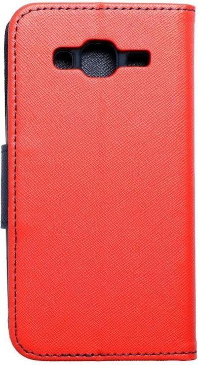 Actual product image Gsm City Book case OEM FANCY Book case for SAMSUNG Galaxy J3 / J3 2016 red/navy (Samsung Galaxy J3, Samsung Galaxy J3 (2016))