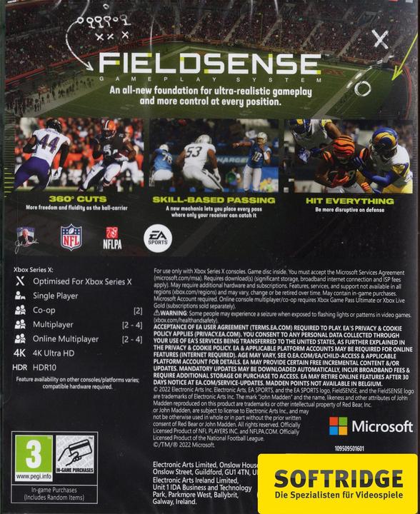 Image du produit EA Games Madden NFL 23 (Xbox Series X, DE)