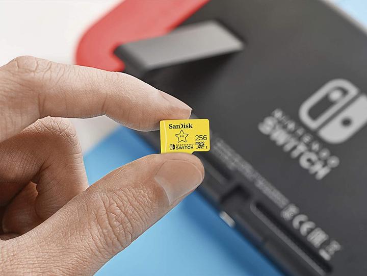 Image du produit SanDisk Nintendo Switch Card (256 Go, microSDXC, U3, UHS-I)