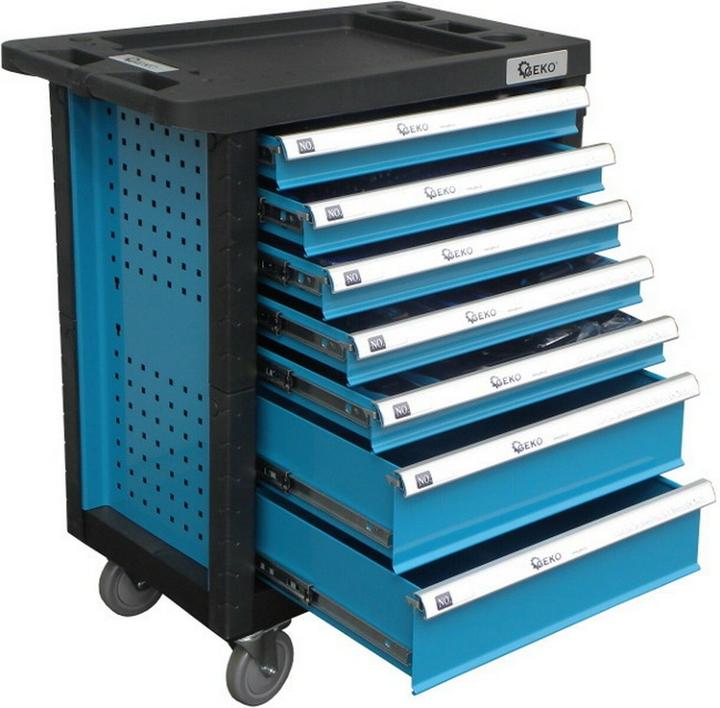 Actual product image GEKO Workshop trolley, 272-pcs., 7 compartments (272 x)