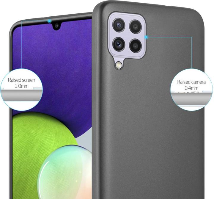 Produktbild Cadorabo TPU Matt Metallic Hülle (Samsung Galaxy M22, Samsung Galaxy A22, Samsung Galaxy A32)