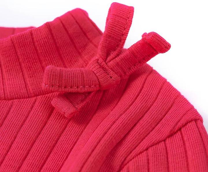 Immagine prodotto VidaXL Camicia a maniche lunghe per bambini rosa brillante 104,Materiale: 95% cotone (104)