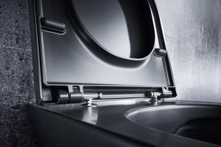 Immagine prodotto Laufen WC sospeso KARTELL senza bordo, lavaggio a filo pavimento nero opaco