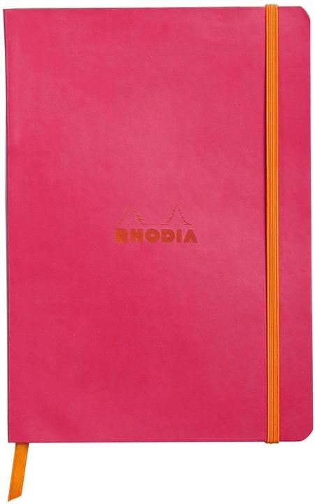 Actual product image Rhodia Notebook RHODIARAMA, DIN A5, lined, raspberry (A5, Lined, Soft cover)