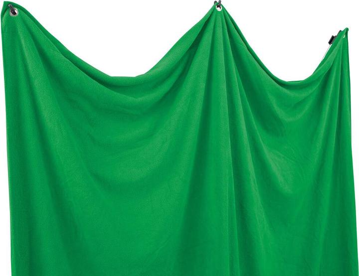 Produktbild Westcott X-Drop Pro - Green Screen (8' x 8') Kit Chroma-Key Green Backdrop Kit, 2.4x2.4m (240 cm, 800 cm)
