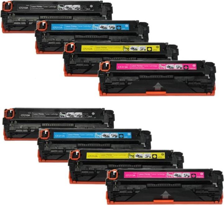 Actual product image Hermex Compatible HP LaserJet Pro 200 colour MFP M276n Replacement Toners (M, FC, Y, C)
