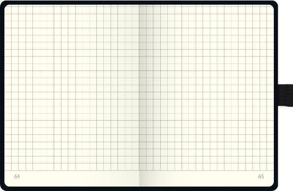 Immagine prodotto Taccuino KOMPAGNON circa A6 a quadretti, copertina rigida nera 192, di cui 16 pagine staccabili (A6, Quadretti, Copertina rigida)