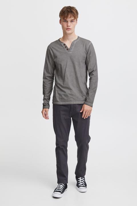 Image du produit Solid Tinox -T-shirt à manches longues Avec Encolure En V - Pour Homme 100% Coton (M)