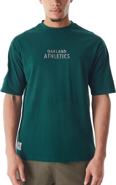 New Era t-hirt oakland athletic mlb tartan infill (S)