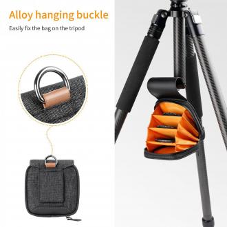 Image du produit K&F Concept Sac de rangement du jeu de filtres à 4 poches KF13.117 (Sac filtrant, 95 mm)
