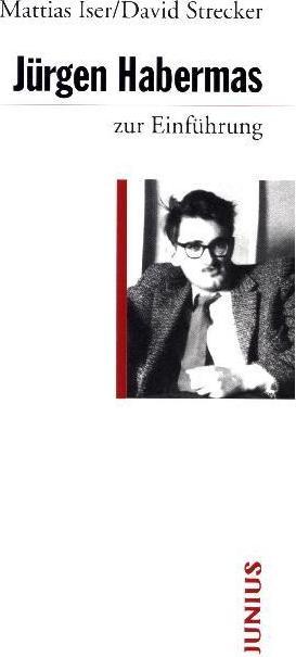 Actual product image Jürgen Habermas zur Einführung (German, David Strecker, Matthias Isler, 2022)