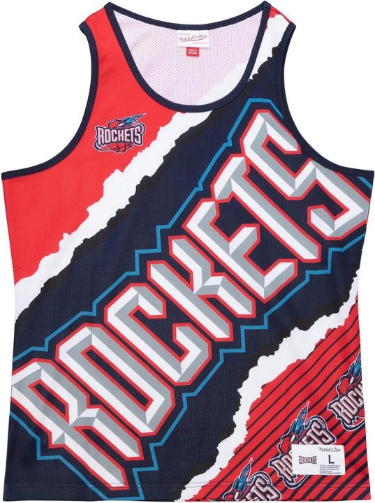 Actual product image Mitchell & Ness M&N JUMBOTRON Basketball Jersey Tank Houston Rockets (L)