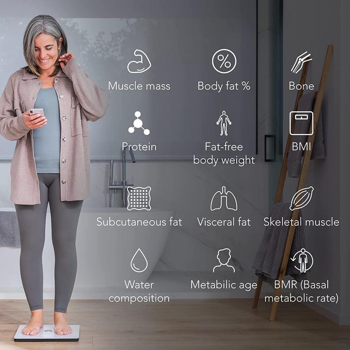 Actual product image Qardio Base X Smart WiFi Scale and Full Body Composition (180 kg)