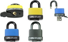 Actual product image Burg Wächter Cylinder padlock Splash 470 45 Yellow SB