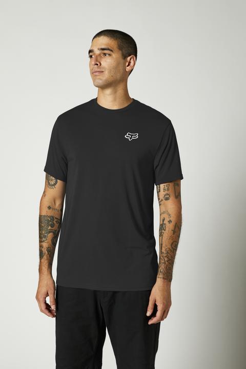 Fox Tee 21 Burnt Ss Tech Blk S (S)