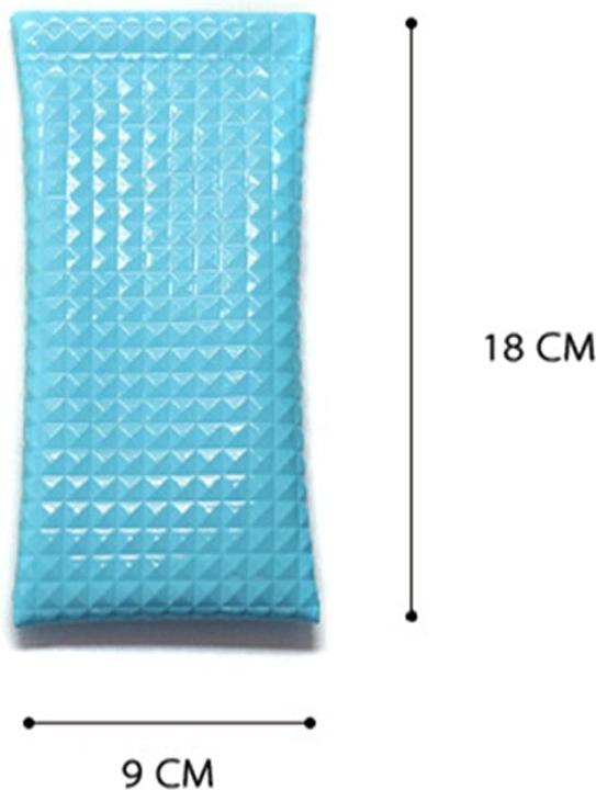 Actual product image Cover-Discount Glasses case with rhombus structure, glossy