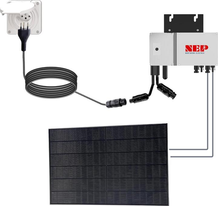 Image du produit Autarking Kit solaire pour balcon (400 W)