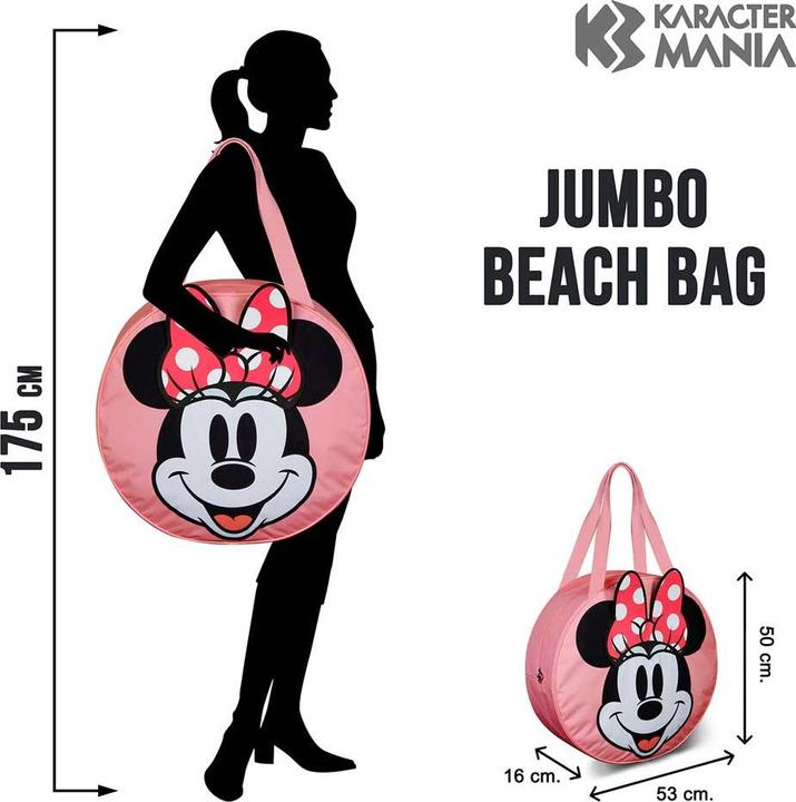 Actual product image Karactermania Jumbo Beach Bag Face