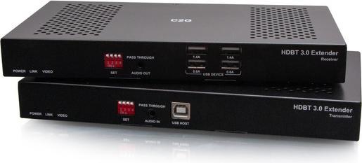 Immagine prodotto C2G Scatola dell’estensore TX HDMI HDBaseT + da USB-B a A + RS232 su Cat a scatola RX (18 Gbps) 4K 60 Hz