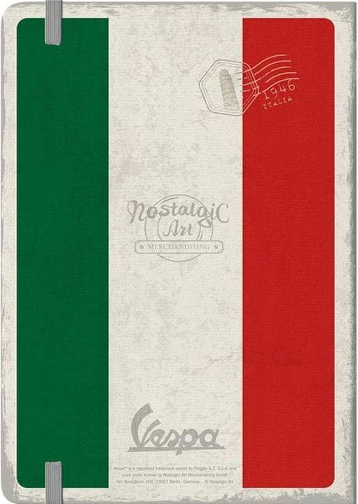 Produktbild Nostalgic-Art Merchandising Notizbuch Vespa A5, Dot, Mehrfarbig (A5, Liniert, Harter Einband)