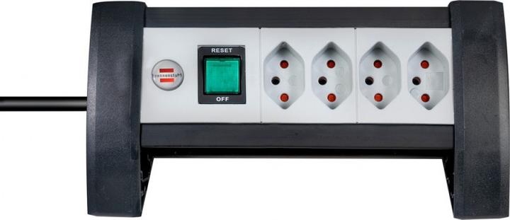 Produktbild Brennenstuhl Bremounta 4-fach mit Schalter *CH* (4 x, Typ 13, 3 m)
