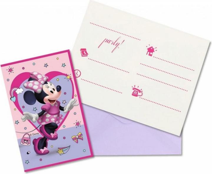 Produktbild GoDan Minnie Mouse Junior Einladungen 6 Stk (6 Stk.)