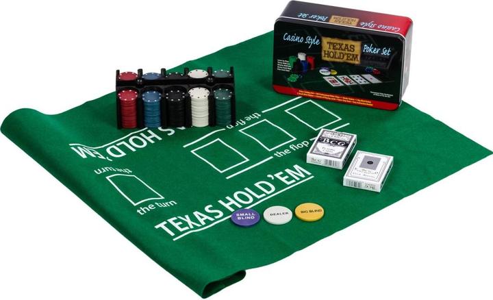 Produktbild Games Planet Pokerset 200 Chips Metallbox