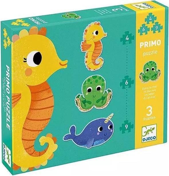 Actual product image Djeco First puzzle In the sea (19 pieces)