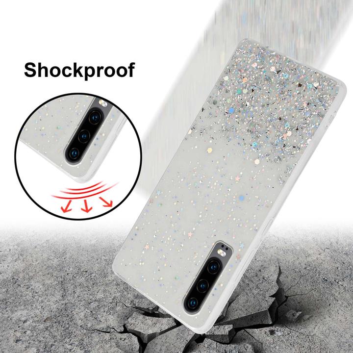 Image du produit Cadorabo Housse en TPU avec paillettes pour Huawei P30 (Huawei P30)