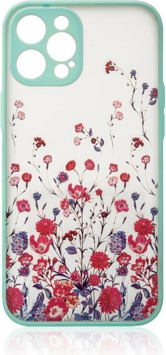 Produktbild Hurtel Design Case für iPhone 12 Pro Flower Case hellblau (Apple iPhone 12 Pro)