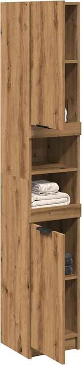 Actual product image VidaXL Bathroom cabinet Artisan oak 32x34x188.5 cm wood-based material