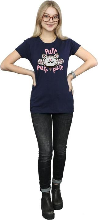 Actual product image Big Bang Theory Womens/Ladies Soft Kitty Purr Cotton T-Shirt (XXL)